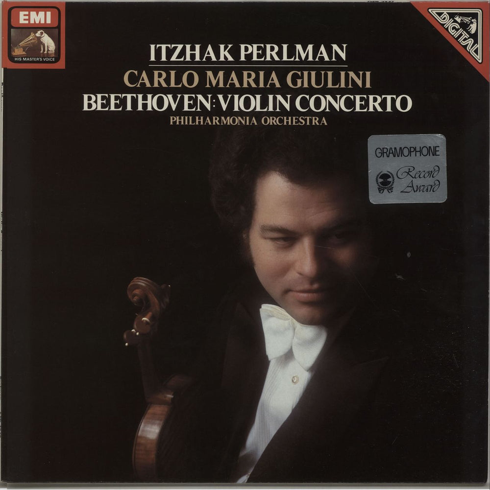 Itzhak Perlman Beethoven: Violin Concerto In D, Op.61 German vinyl LP album (LP record) ASD4059