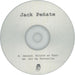 Jack Peñate Second, Minute Or Hour UK Promo CD-R acetate CD-R