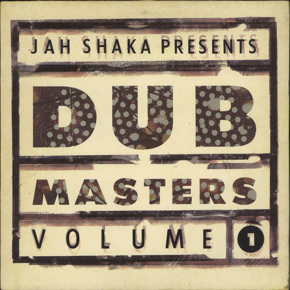 Jah Shaka Dub Masters Volume 1 UK vinyl LP album (LP record) MLPM1001