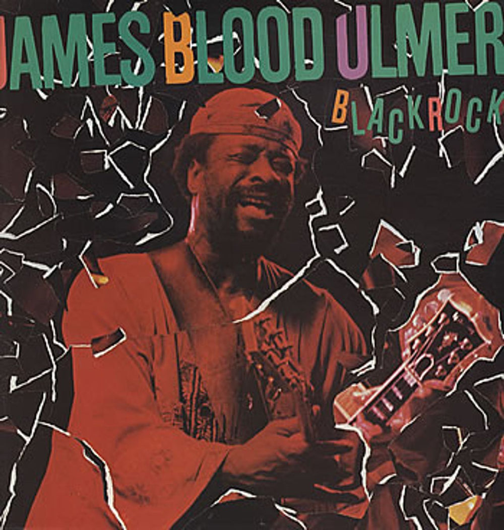 James Blood Ulmer Black Rock UK vinyl LP album (LP record) 25064