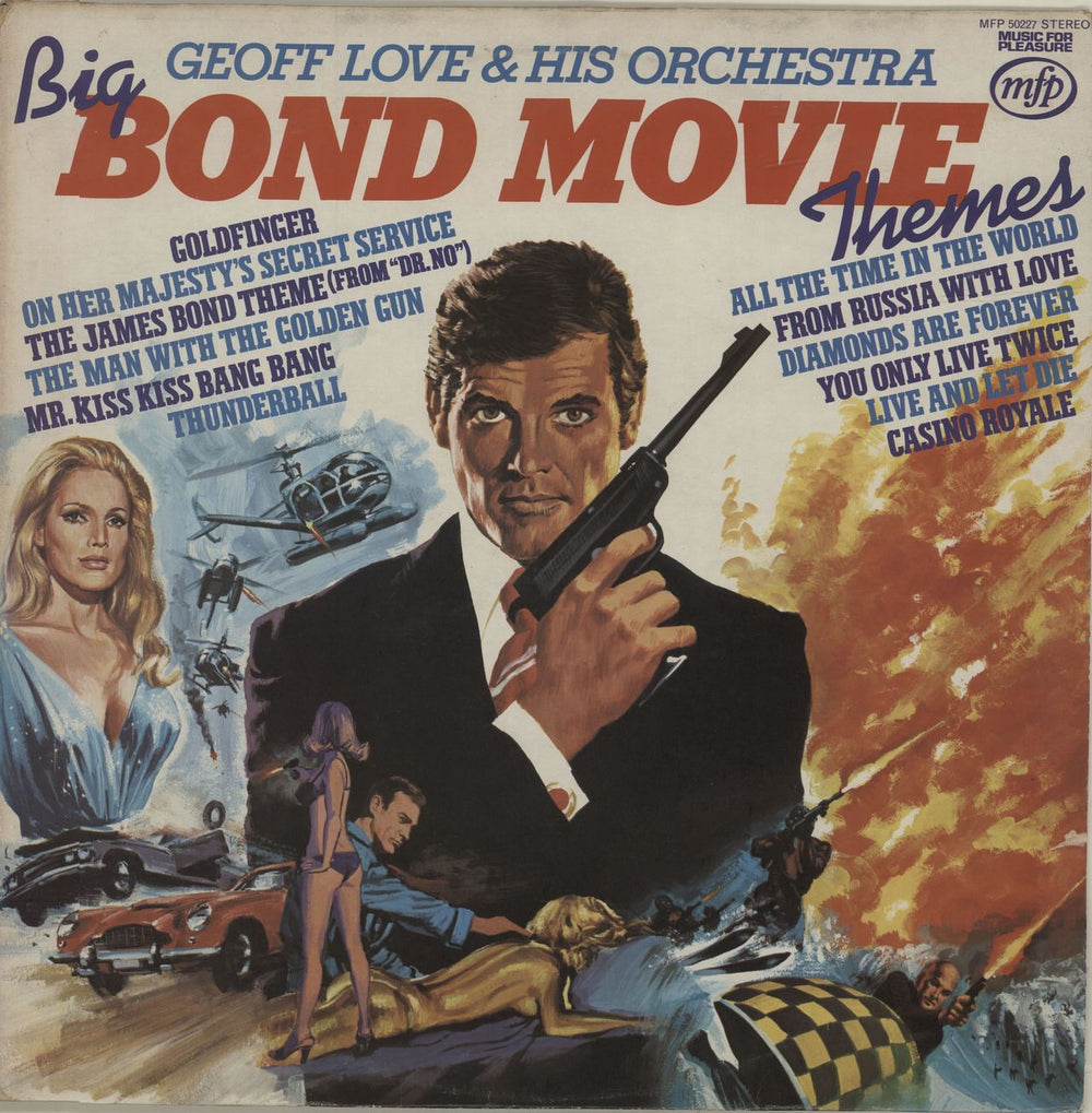 James Bond Big Bond Movie Themes UK vinyl LP album (LP record) MFP50227