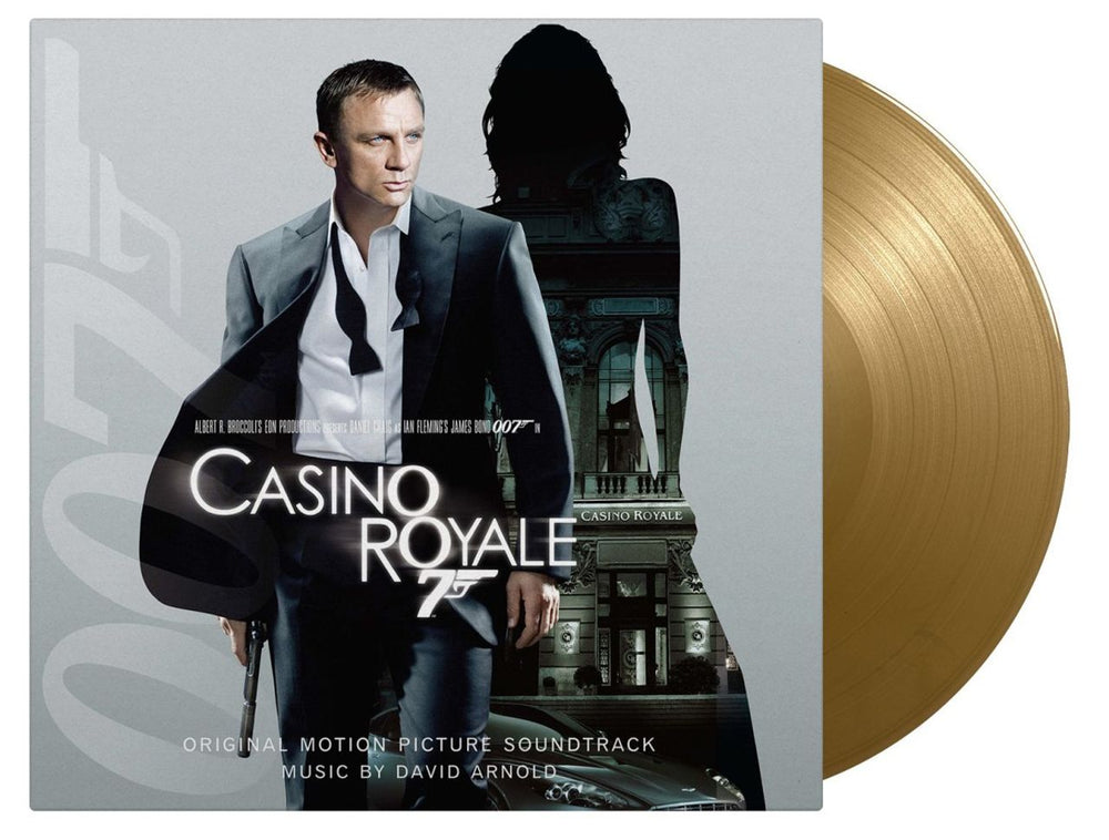 James Bond Casino Royale - Gold Vinyl 180 Gram + Poster UK 2-LP vinyl record set (Double LP Album) MOVATM281