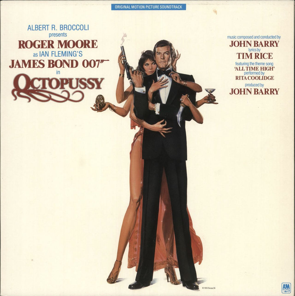 James Bond Octopussy UK vinyl LP album (LP record) AMLX64967