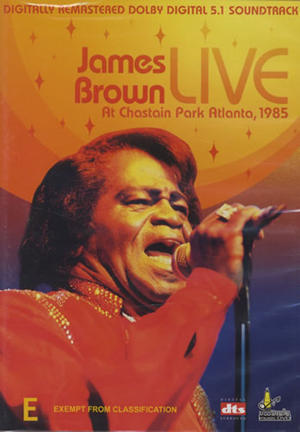 James Brown Live At Chastain Park Atlanta, 1985 Australian DVD DAVID0188