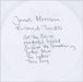 James Morrison Finished Tracks UK CD-R acetate CD-R ACETATE