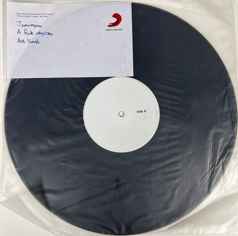 Jamiroquai A Funk Odyssey - Test Pressing UK vinyl LP album (LP record) 102050E1