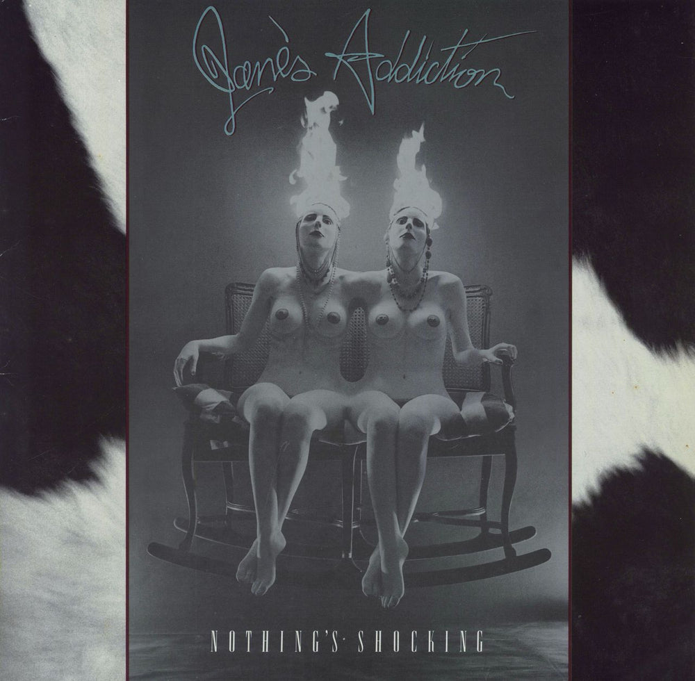 Janes Addiction Nothing's Shocking - EX rubber outer jacket UK vinyl LP album (LP record) WX216