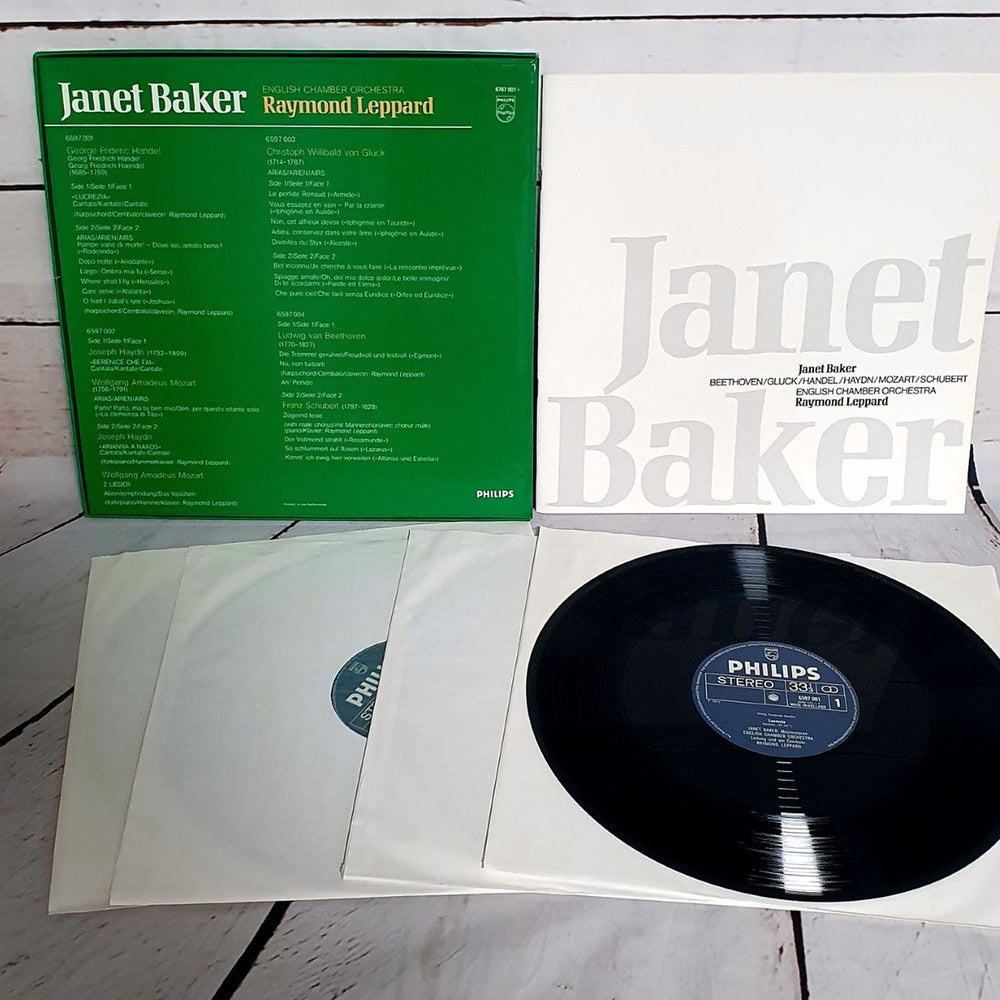 Janet Baker Beethoven / Gluck / Handel / Haydn / Mozart / Schubert Dutch Vinyl Box Set J58VXBE759336