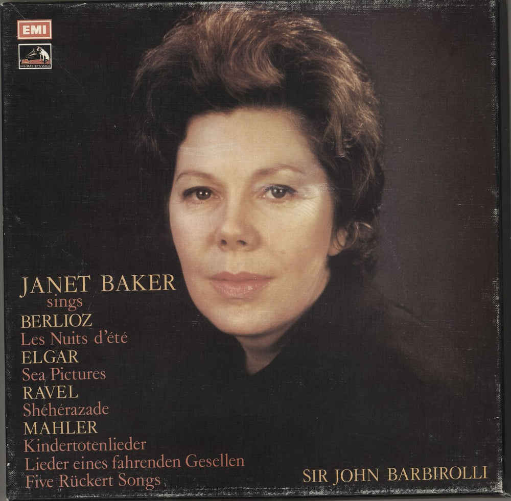 Janet Baker Janet Baker Sings Berlioz / Elgar / Ravel / Mahler UK Vinyl Box Set SLS5013