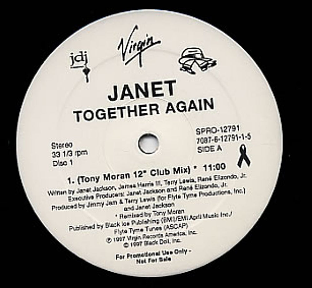 Janet Jackson Together Again - Double Pack US Promo 12" vinyl single (12 inch record / Maxi-single) SPRO-12791