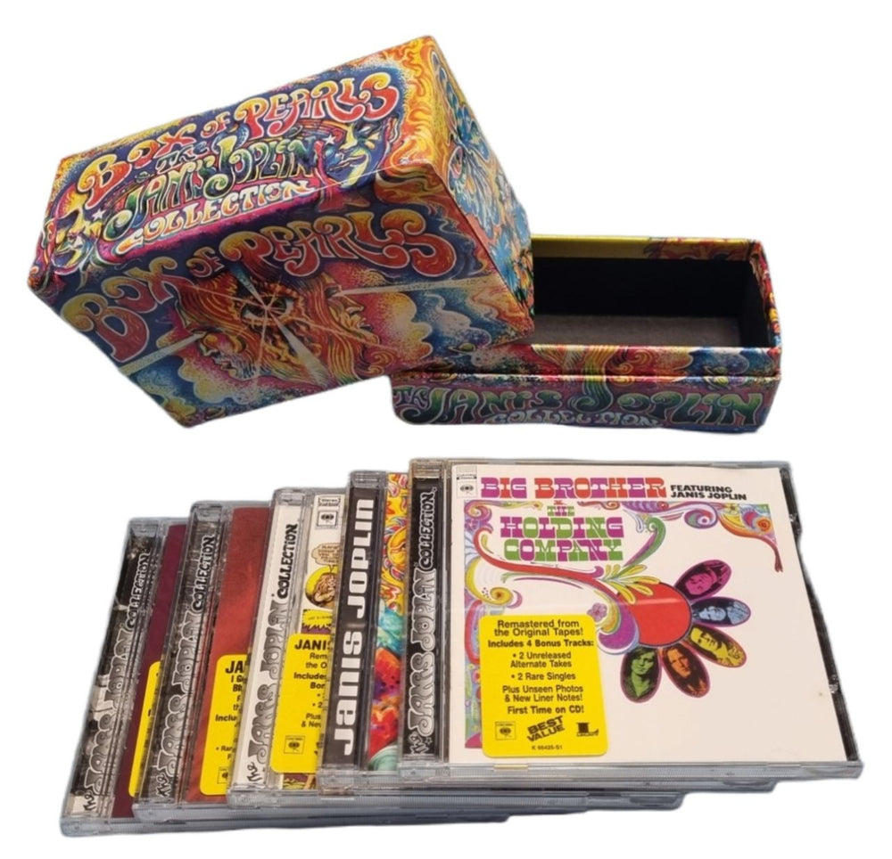 Janis Joplin Box Of Pearls US CD Album Box Set