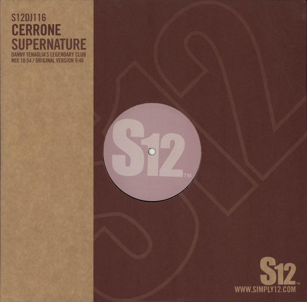 Jean-Marc Cerrone Supernature UK 12" vinyl single (12 inch record / Maxi-single) S12DJ116