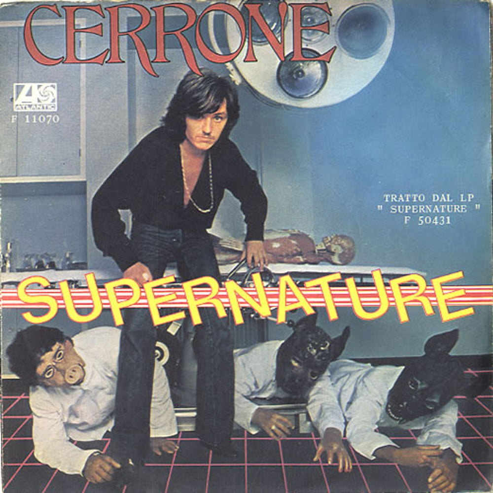 Jean-Marc Cerrone Supernature - Wide + P/S Italian 7" vinyl single (7 inch record / 45) F11070