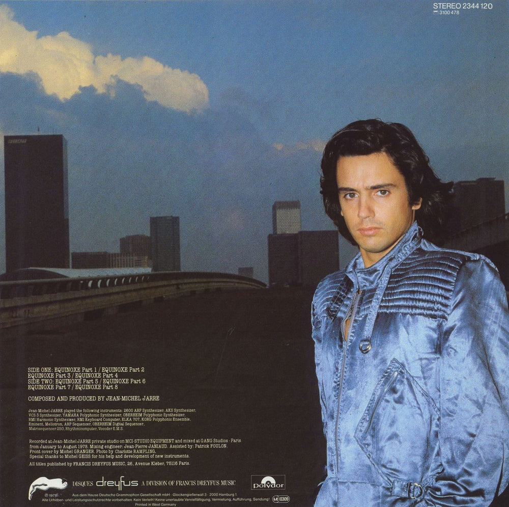 Jean-Michel Jarre Equinoxe German vinyl LP album (LP record)