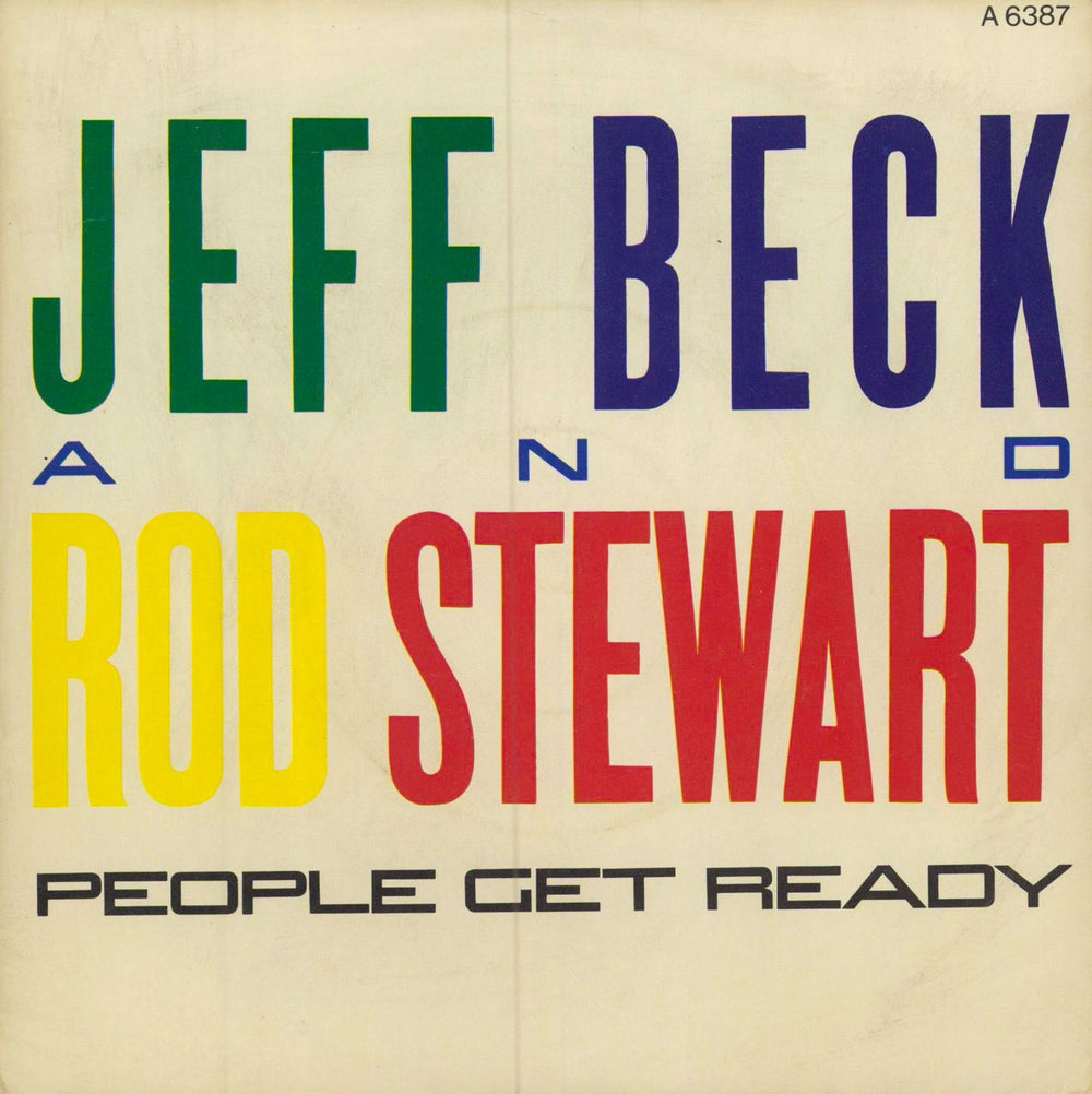 Jeff Beck People Get Ready - Solid UK 7" vinyl single (7 inch record / 45) A6387