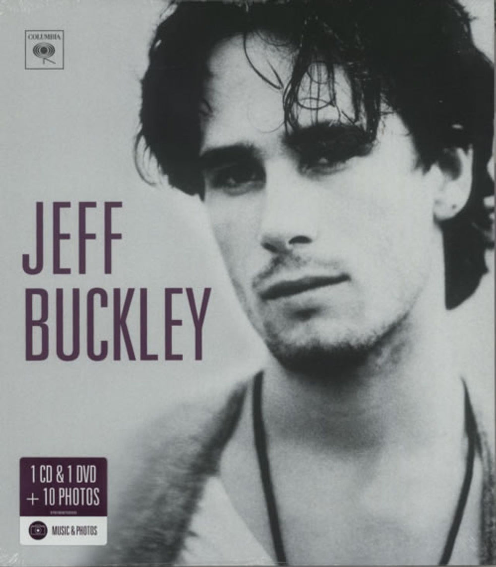 Jeff Buckley Music & Photos UK 2-disc CD/DVD set 9781908709325