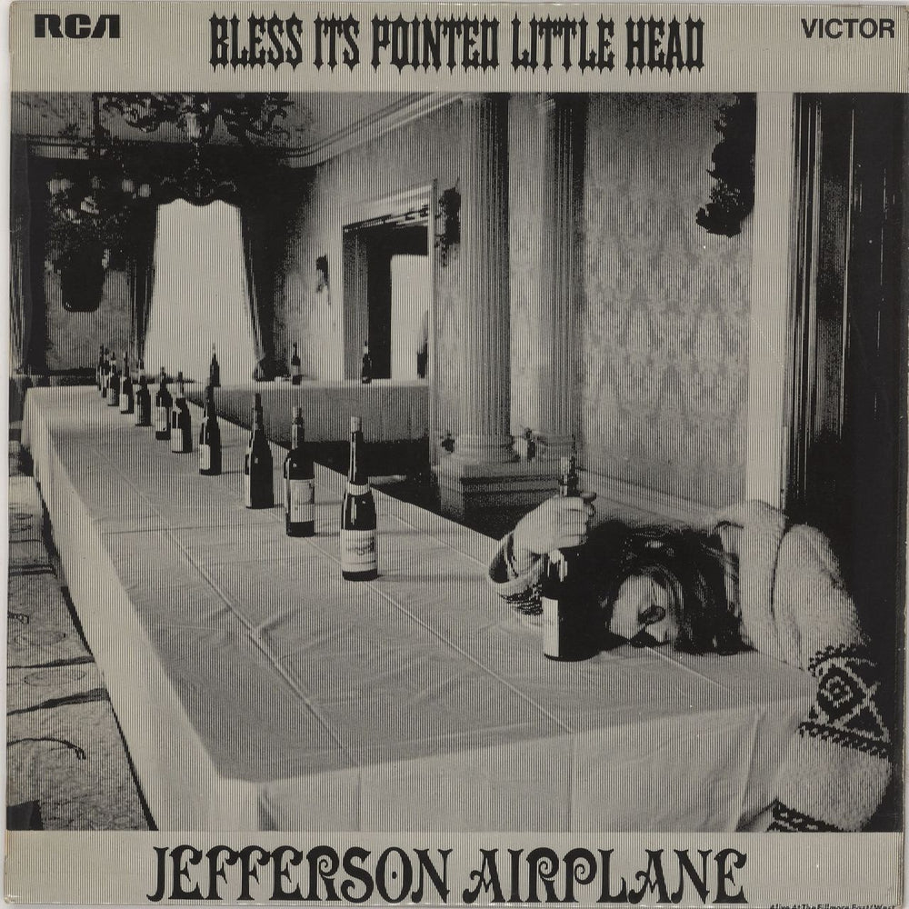 Jefferson Airplane Bless Its Pointed Little Head - Front Laminated UK vinyl LP album (LP record) RD8019