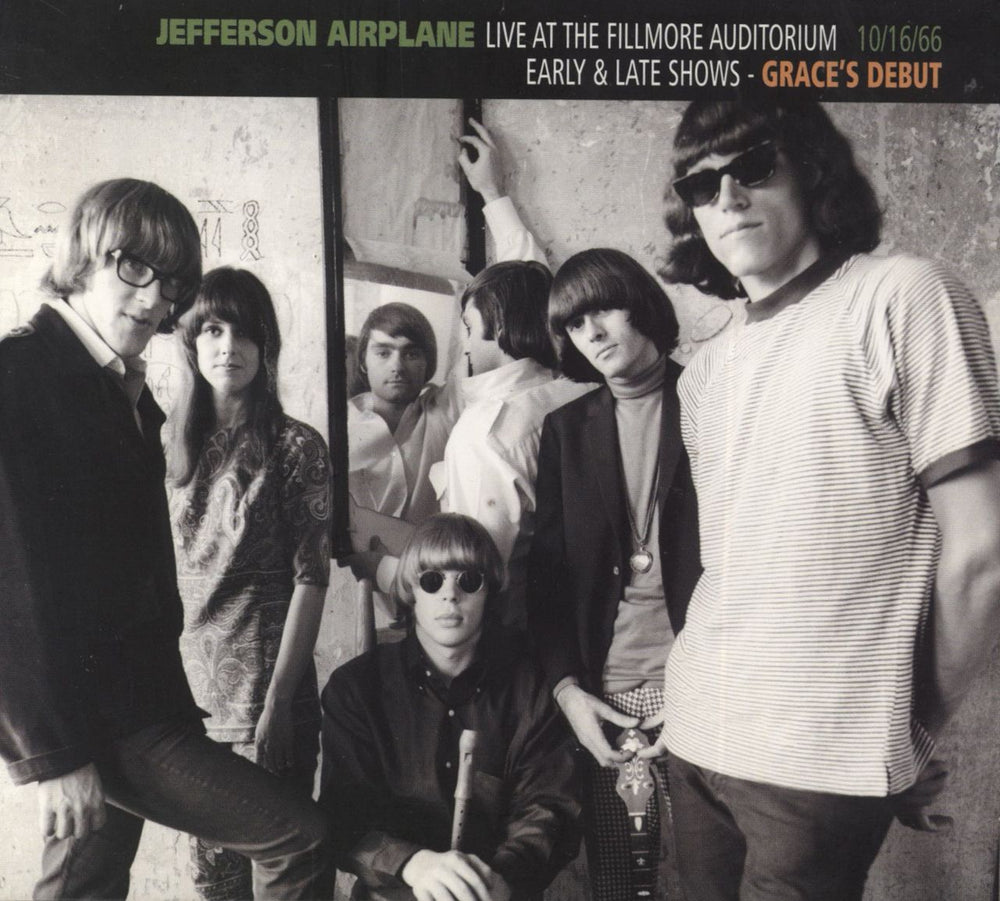 Jefferson Airplane Live At The Fillmore Auditorium 10/16/66 (Early & Late Shows - Grace's Debut) US CD album (CDLP) 6005