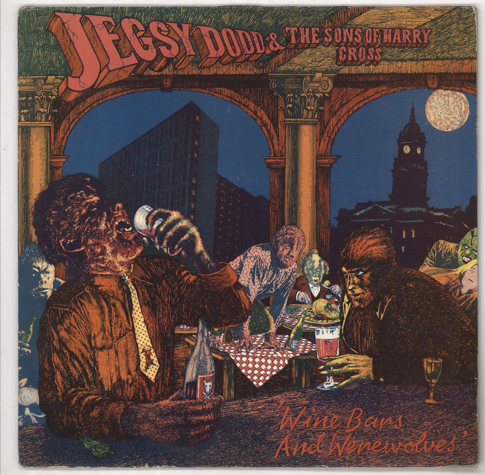 Jegsy Dodd Winebars & Werewolves UK vinyl LP album (LP record) PROBE5