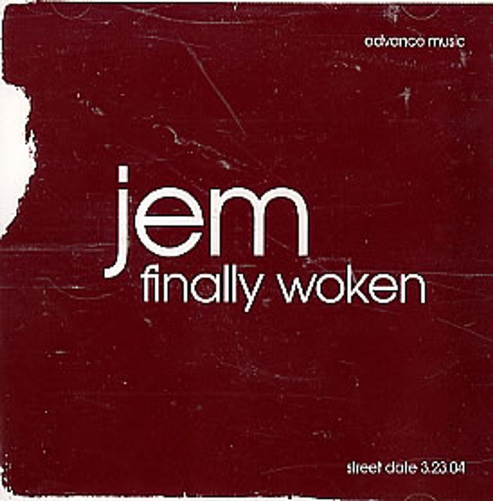 Jem Finally Woken US Promo CD album (CDLP) ATO0016