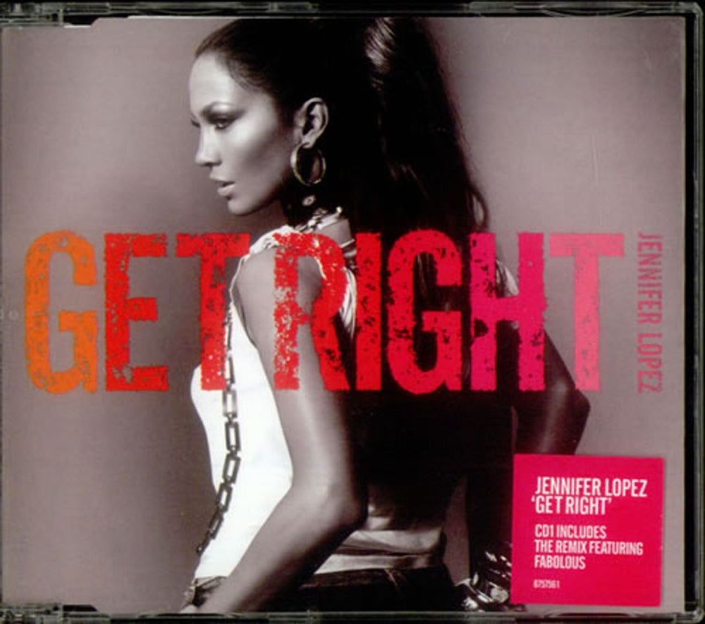 Jennifer Lopez Get Right - CD1 UK CD single (CD5 / 5") 6757561