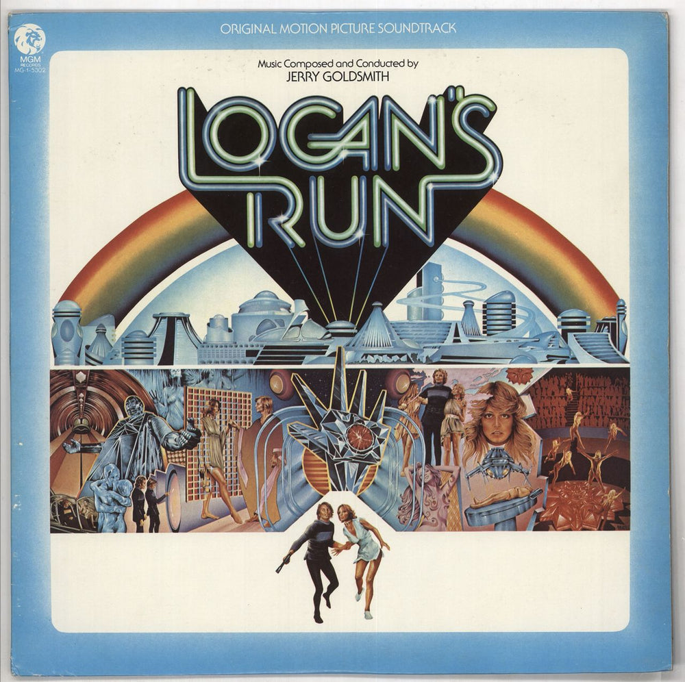 Jerry Goldsmith Logan's Run US vinyl LP album (LP record) MG-1-5302