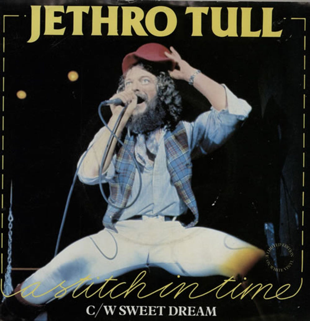 Jethro Tull A Stitch In Time - 3:30 - White Vinyl UK 7" vinyl single (7 inch record / 45) CHS2260