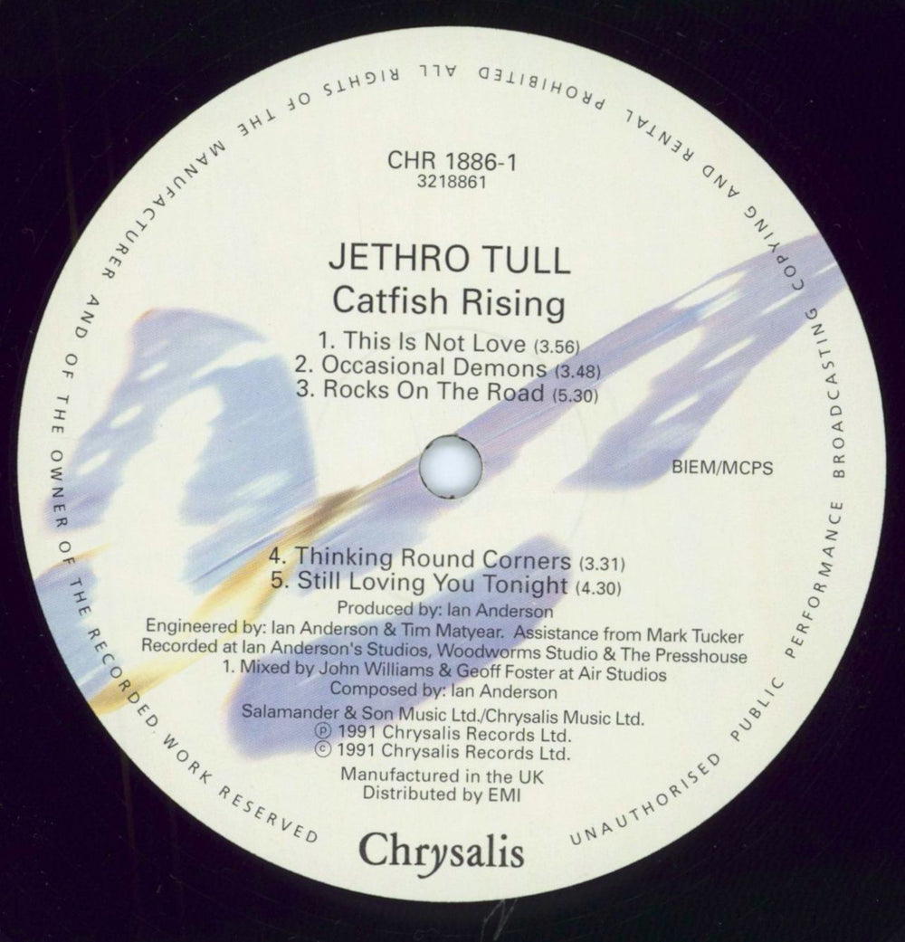 Jethro Tull Catfish Rising + Bonus 12" - EX UK vinyl LP album (LP record) TULLPCA553938