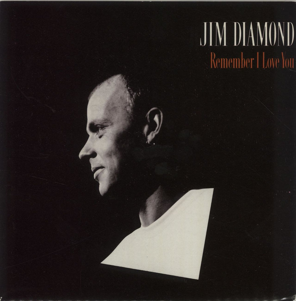 Jim Diamond Remember I Love You UK 7" vinyl single (7 inch record / 45) AM247