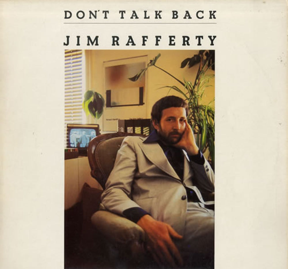 Jim Rafferty Don't Talk Back UK vinyl LP album (LP record) SKL5291