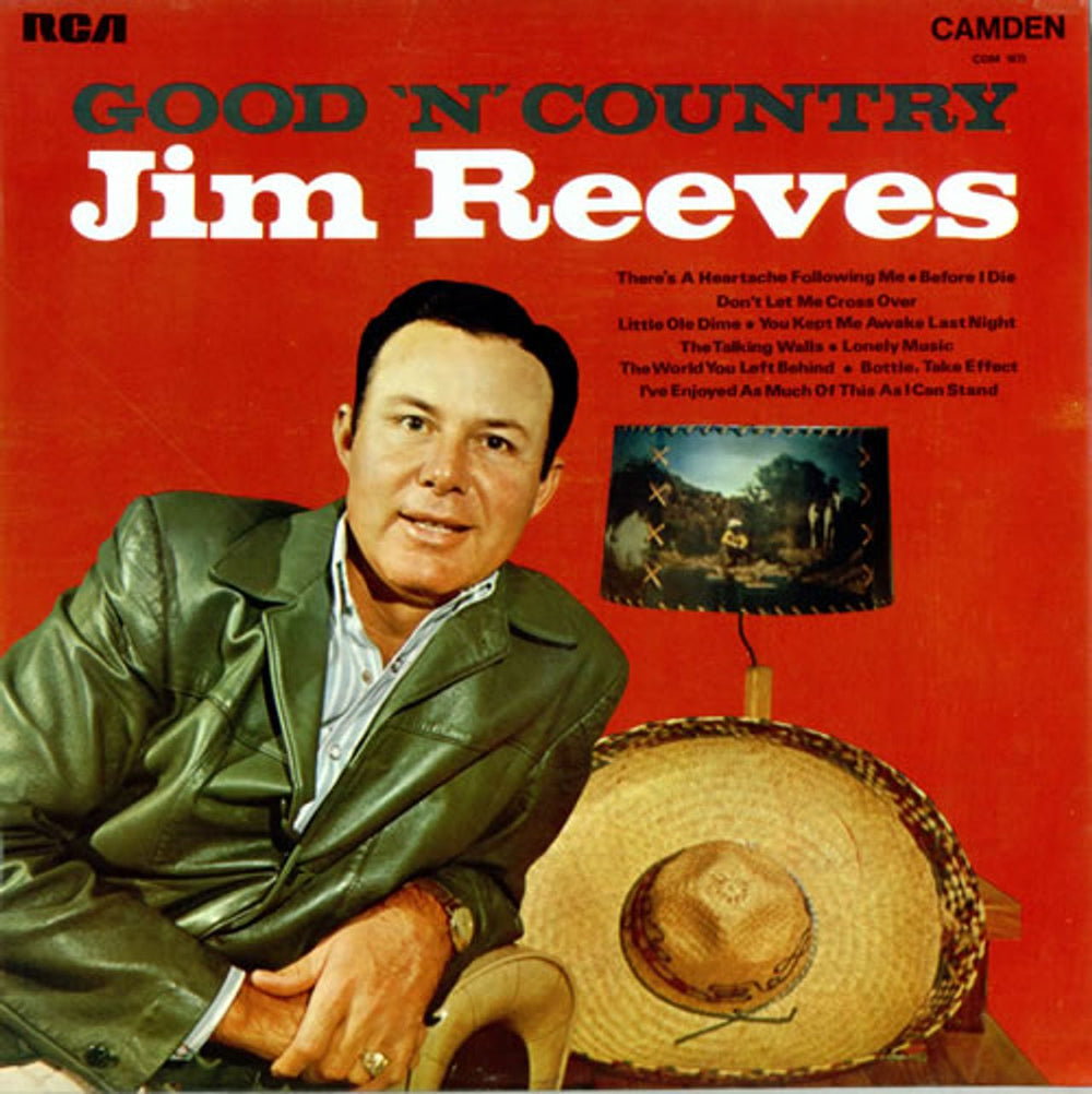 Jim Reeves Good 'N' Country UK vinyl LP album (LP record) CDM1075