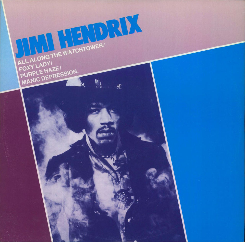 Jimi Hendrix All Along The Watchtower UK 12" vinyl single (12 inch record / Maxi-single) POSPX401