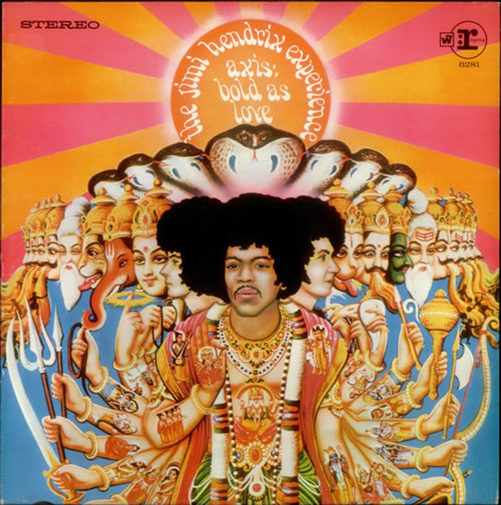 Jimi Hendrix Axis: Bold As Love - Tan Steamboat Label Canadian vinyl LP album (LP record) RS6281