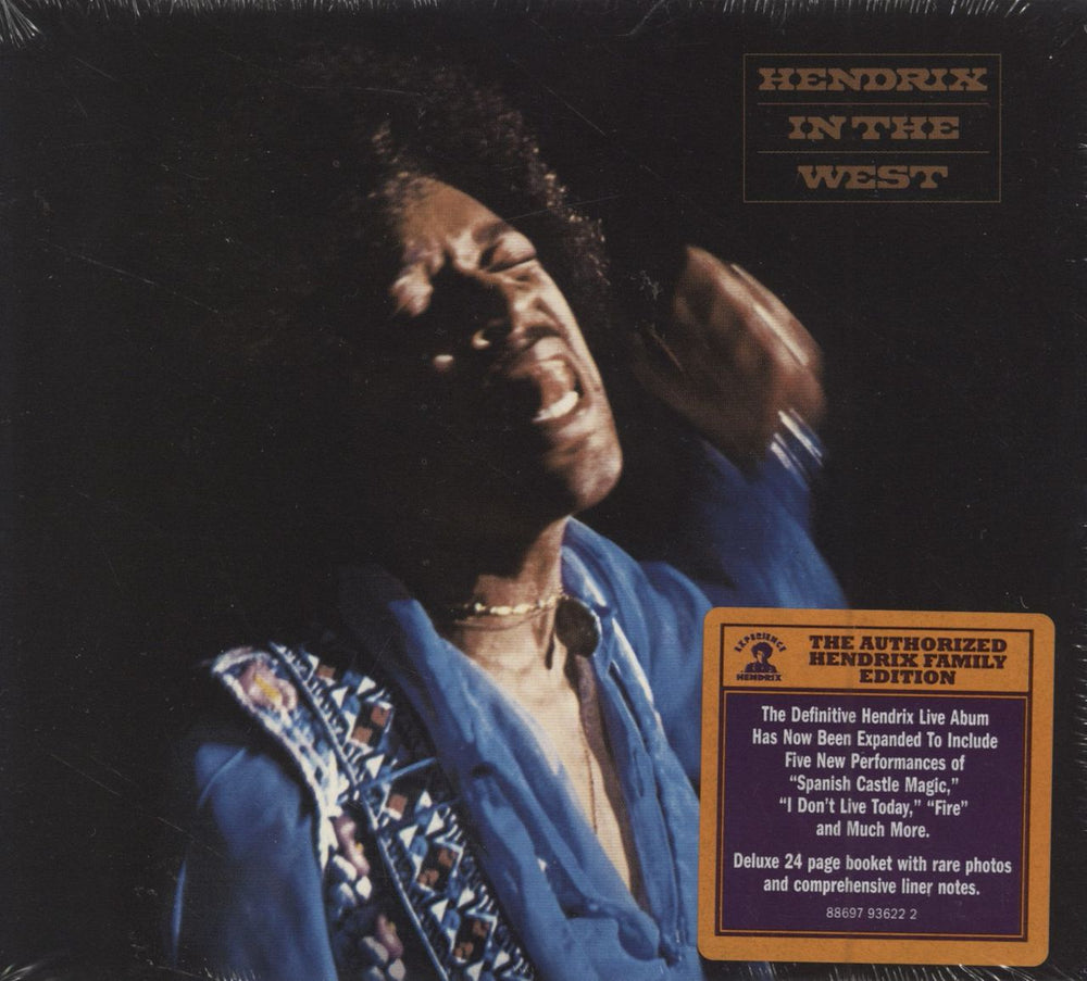 Jimi Hendrix Hendrix In The West UK CD album (CDLP) 88697936222