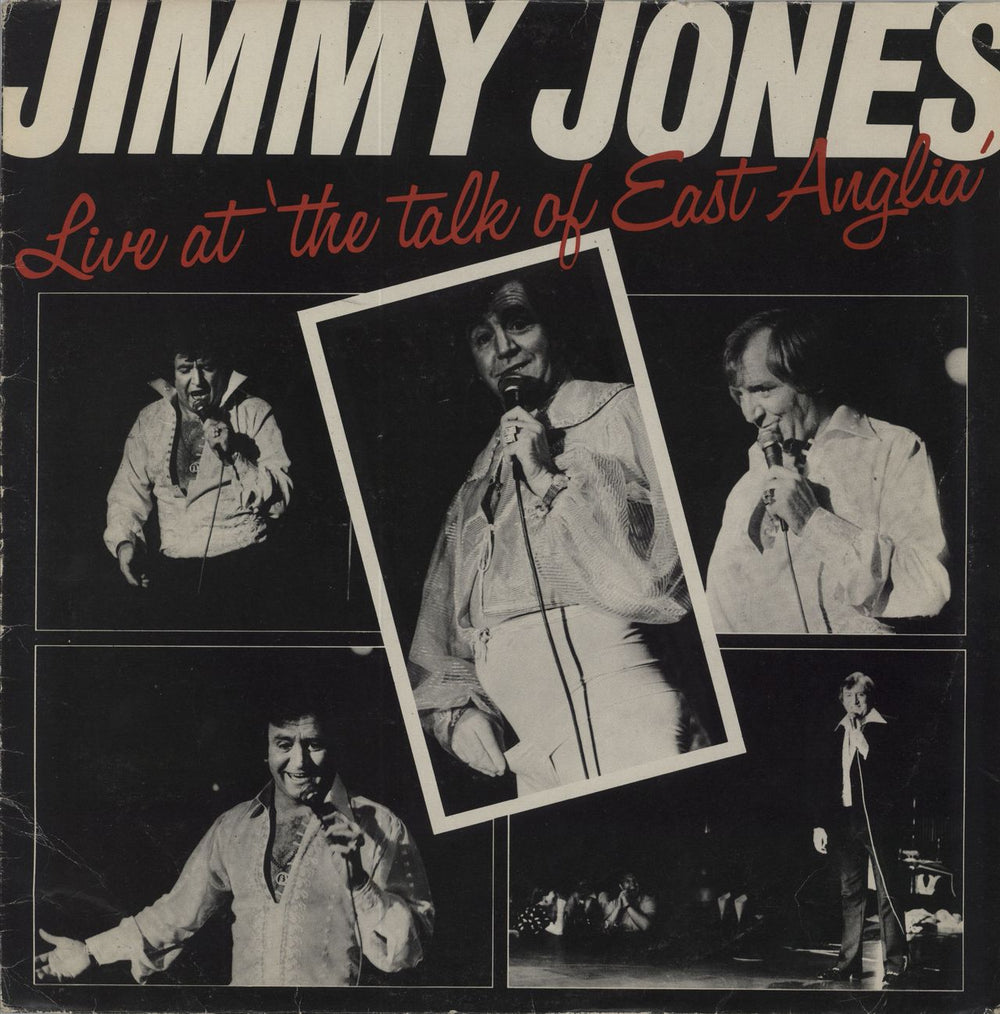 Jimmy Jones (Comedian) Live At The Talk Of East Anglia UK vinyl LP album (LP record) KIN1