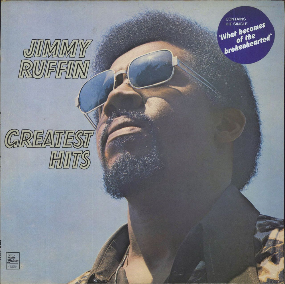 Jimmy Ruffin Greatest Hits + Hype Sticker UK vinyl LP album (LP record) STML11259