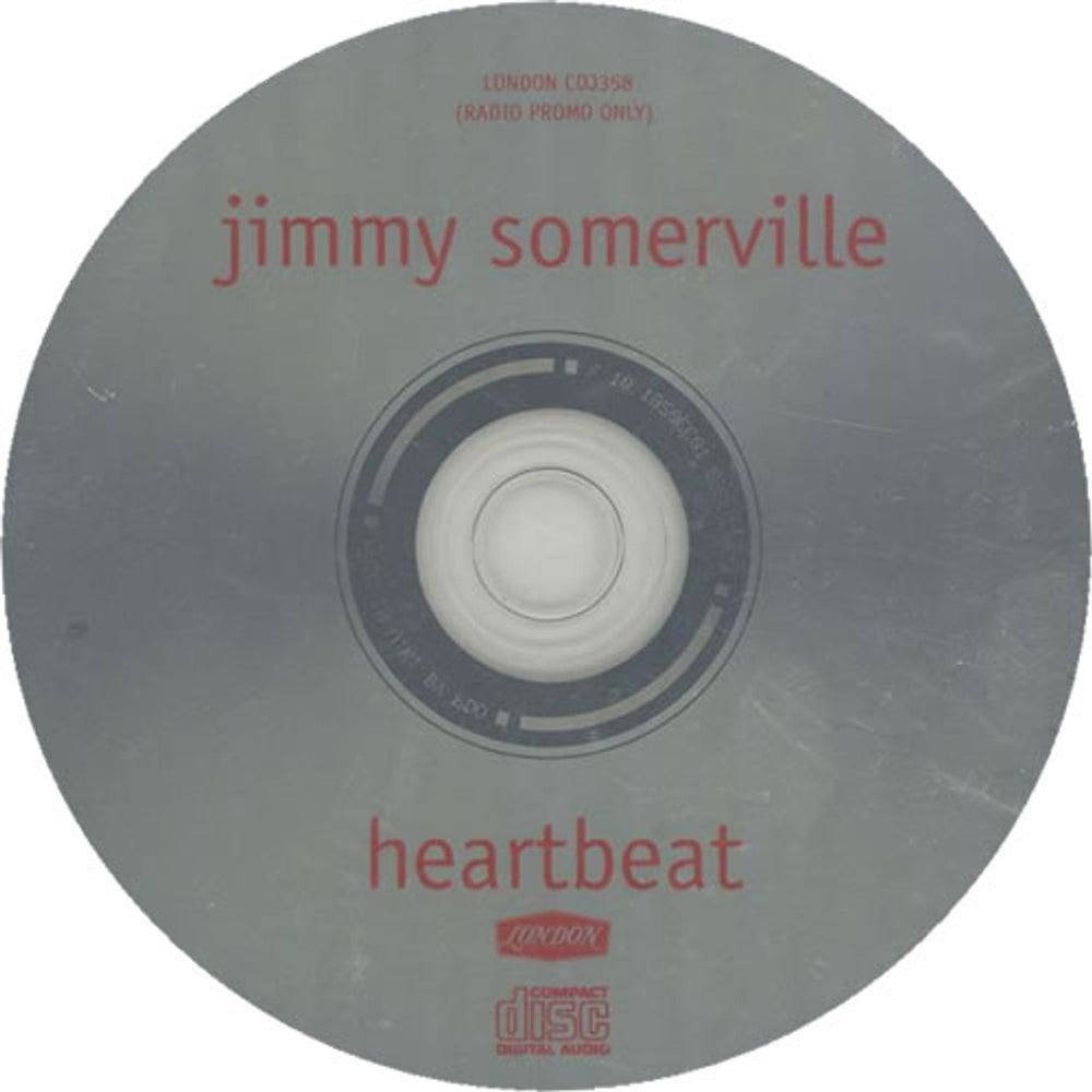 Jimmy Somerville Heartbeat UK Promo CD single (CD5 / 5") SVLC5HE38458