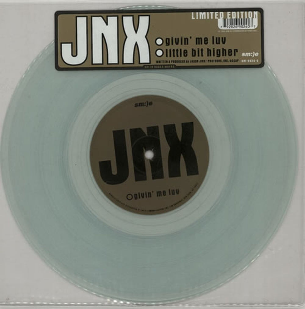 JNX Givin' Me Luv US 10" vinyl single (10 inch record) SM-8024-0