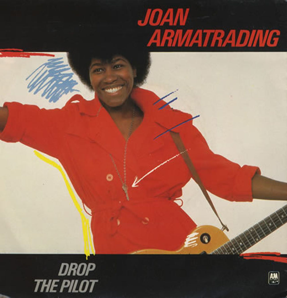 Joan Armatrading Drop The Pilot - P/S UK 7" vinyl single (7 inch record / 45) AMS8306