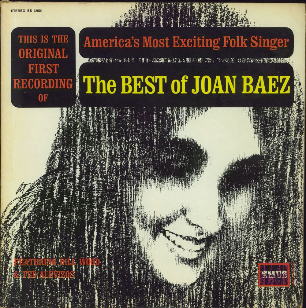 Joan Baez The Best Of Joan Baez US vinyl LP album (LP record) ES12001