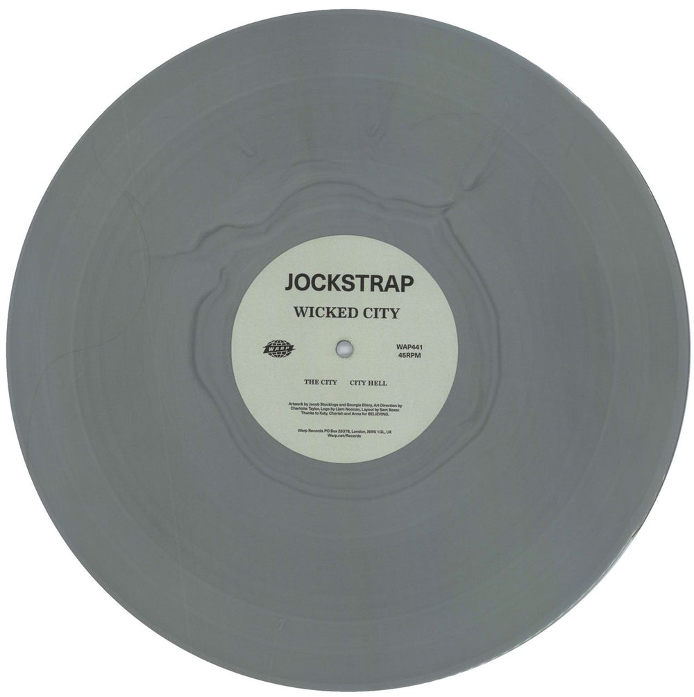 Jockstrap Wicked City - Silver Vinyl US 12" vinyl single (12 inch record / Maxi-single) 54E12WI821134