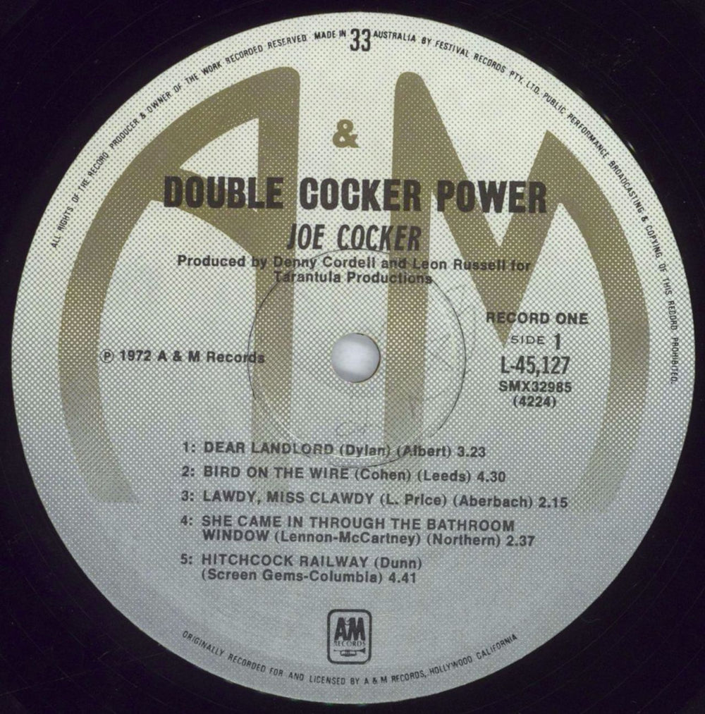 Joe Cocker Double Cocker Power! UK 2-LP vinyl record set (Double LP Album) JOE2LDO828906