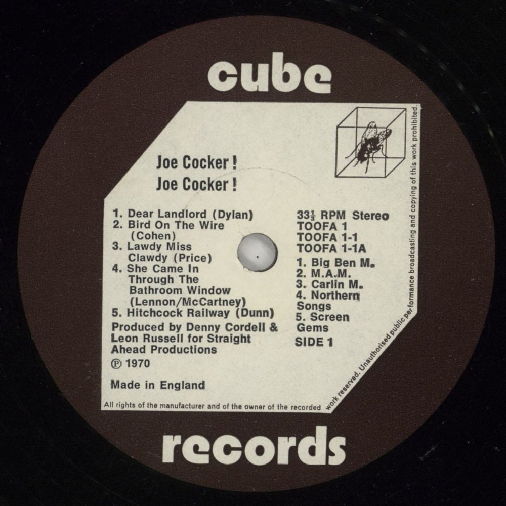 Joe Cocker Joe Cocker! / With A Little Help From My Friends - EX UK 2-LP vinyl record set (Double LP Album) JOE2LJO664325