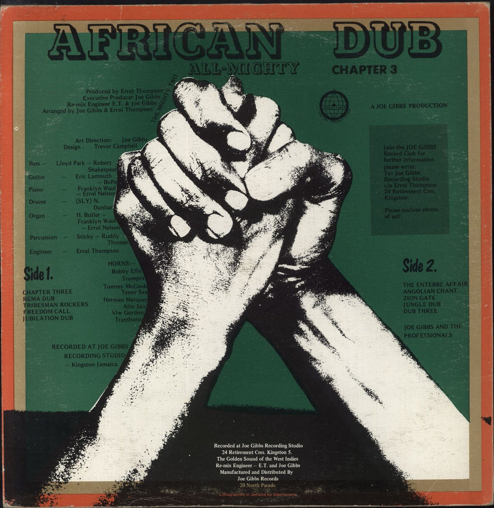 Joe Gibbs African Dub All-Mighty - Chapter 3 - VG Jamaican vinyl LP album (LP record)