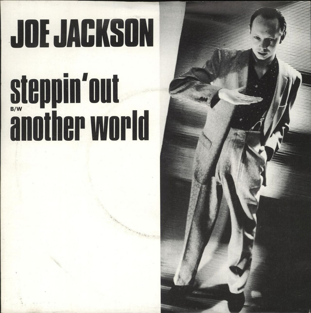 Joe Jackson Steppin' Out - P/S UK 7" vinyl single (7 inch record / 45) AMS8262