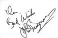 John Barrowman Autograph UK memorabilia AUTOGRAPH