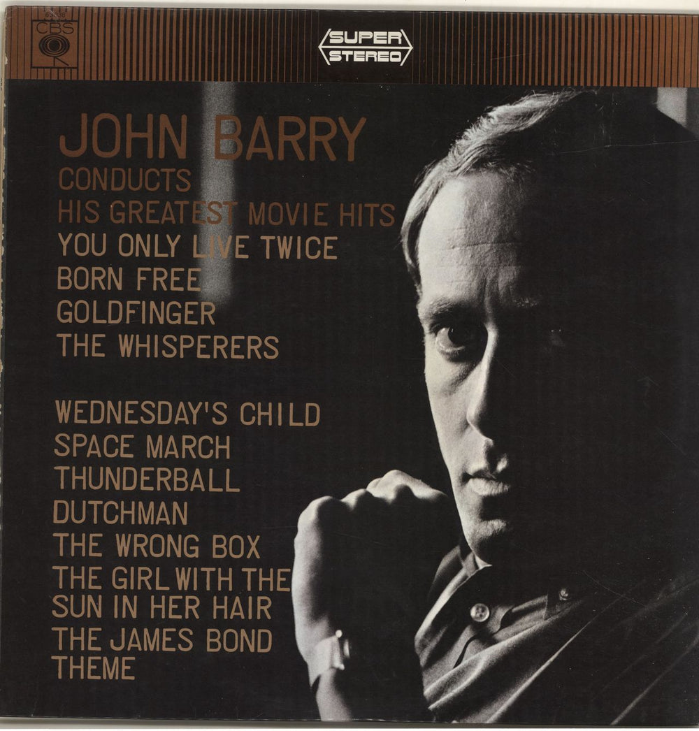 John Barry (Composer) John Barry Conducts His Greatest Movie Hits UK vinyl LP album (LP record) 63038