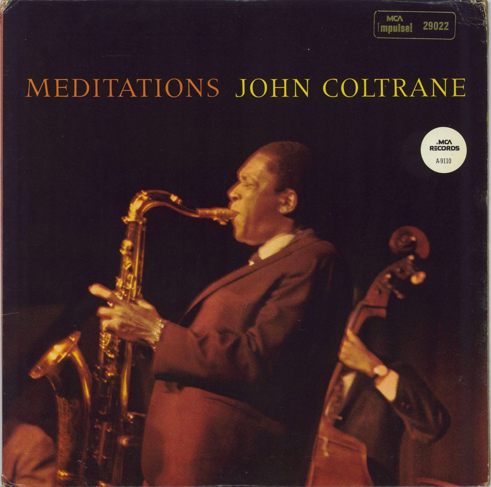 John Coltrane Meditations US vinyl LP album (LP record) A-9110