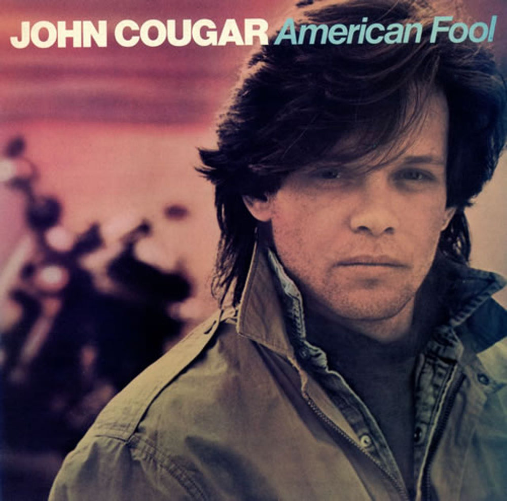 John Cougar Mellencamp American Fool UK vinyl LP album (LP record) RVLP16