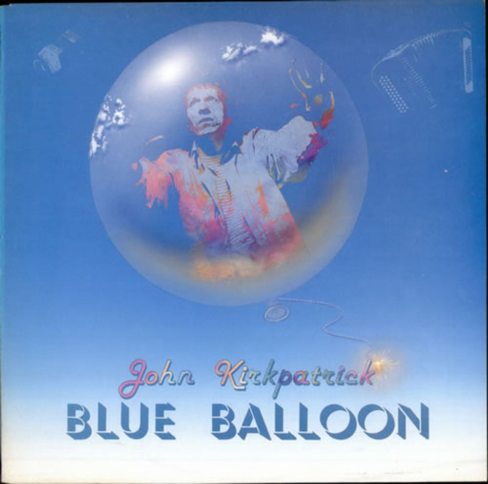 John Kirkpatrick Blue Balloon UK vinyl LP album (LP record) SQZ124